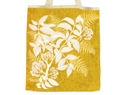 Plátěná nákupní taška zlaté kapradí 2