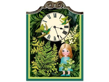 Nástěnné originální hodiny na zeď pro štěstí