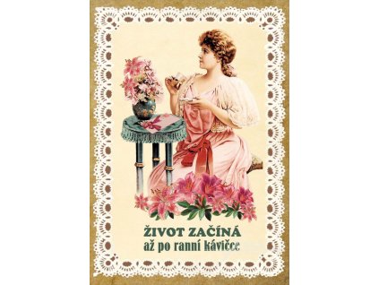 Reprodukce Dobré rady Život začíná až po ranní kávičce