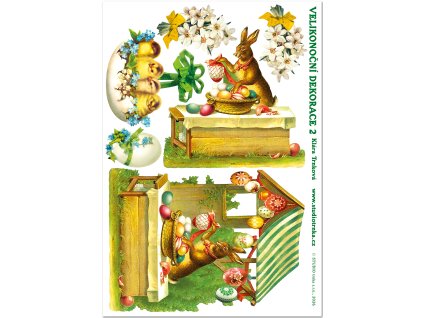 Velikonoce dekorační samolepky 2 Velikonoce