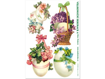 Velikonce dekorační samolepky 4 Velikonoce