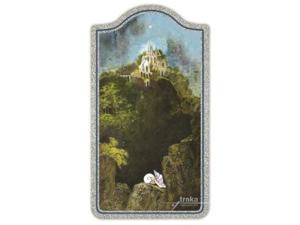 Tady bylo moře, dřevěný obrázek, Klára Trnková