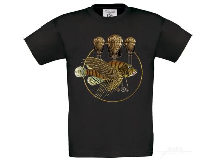 Tričko UNI Létající ryba, Steampunk