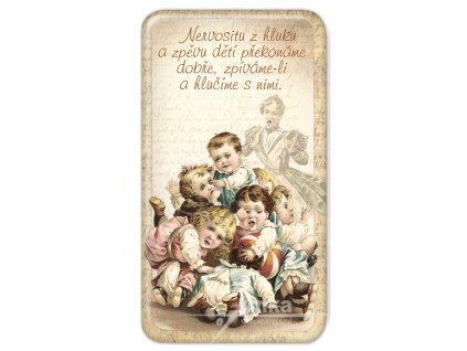 Magnet Nervozita z hluku a zpěvu 50 x 90 mm/NB