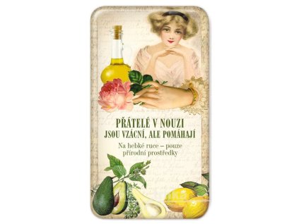 Magnet Přátelé v nouzi jsou vzácní, ale pomáhají 50 x 90 mm/NB