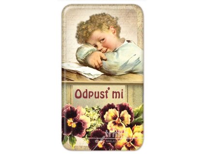 Magnet Odpusť mi, chlapeček má hlavu v rukách 50 x 90 mm/NB