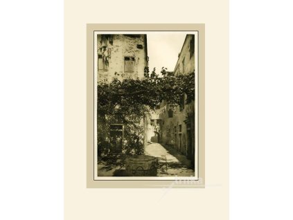 Reprodukce Benátské zákoutí 1 retro fotografie