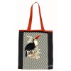 Plátěná nákupní taška Tukan v černobílém 1