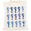 Plátěná nákupní taška Modří mořští koníci