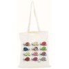 Plátěná nákupní taška Šneci ve světlém 1