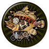 Placka Mechanická ryba Steampunk