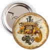 Placka Steampunk Chameleon jede