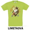 Tričko UNI Kocour pozor jedu