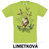 Tričko UNI Kocour s motýly