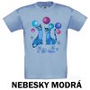 Tričko UNI Kočky modré