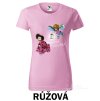 Růžové Tričko dámské Hodná beruška
