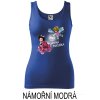 Námořní modré Tílko dámské Hodná beruška