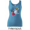Tyrkysové Tílko dámské Hodná beruška