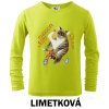 Limetkové Tričko dětské DR Kocour pozor jedu
