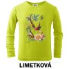 Limetkově zelené Tričko dětské DR Kolibříci