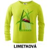 Limetkové Tričko dětské DR Auto brouk
