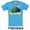 Tyrkysové Tričko dětské KR Velryba