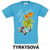 Tyrkysové Tričko dětské KR Moje první auto