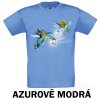 Azurově modré Tričko dětské KR Hodný brouček