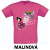 Malinové Tričko dětské KR Tvrdohlavá beruška