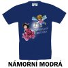 Námořní modré Tričko dětské KR Tvrdohlavá beruška