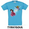 Tyrkysové Tričko dětské KR Brouček a beruška