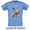 Azurově modré Dětské triko KR Jarní píseň