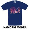 Námořní modré Tričko dětské KR mořský svět