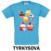 Tyrkysové Tričko dětské KR Muffiny