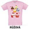 Růžové Tričko dětské KR Muffiny