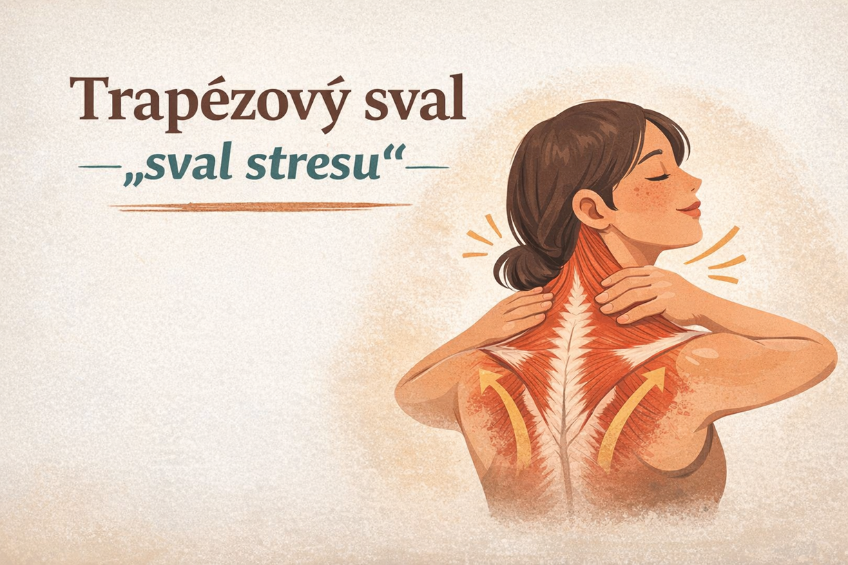 Trapézy: svaly stresu
