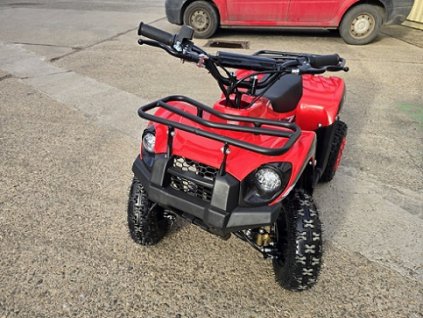 Elektrická štvorkolka FX ATV SN 500W pre deti – červené prevedenie, celkový pohľad