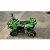 Elektrická štvorkolka FX ATV SN 500W pre deti – bočný pohľad, zelená farba