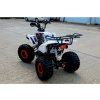 Mini new ATV 125cc čierna – detail kolies a terénnych pneumatík