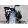 Mini new ATV 125cc čierna – detail sedadla a ergonómie jazdca