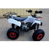 Mini new ATV 125cc biela – celkový pohľad na malú terénnu štvorkolku s automatickou prevodovkou