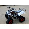 Mini new ATV 125cc biela – detail predného nosiča a ochranného rámu