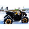 Bočný off-road pohľad na štvorkolku FX 250 v náročnom teréne