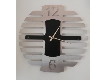 Nerezové hodiny 3a (Velikost 45 cm)