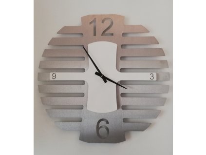 Nerezové hodiny 3b (Velikost 45 cm)