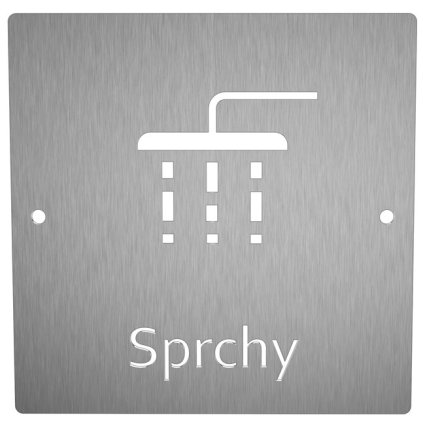 piktogram sprcha nerez