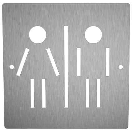 piktogram  wc 2nerez