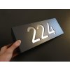 Domovní číslo tabulka lakovaná 7
