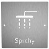 piktogram sprcha nerez