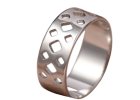 Prsteny - stříbrná ocel
